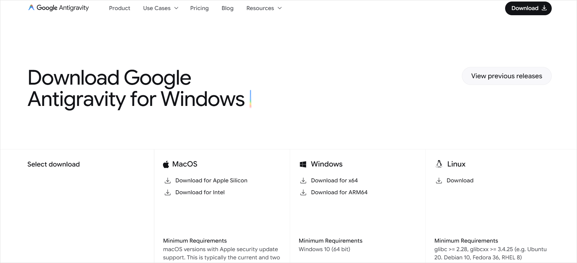 Download Antigravity