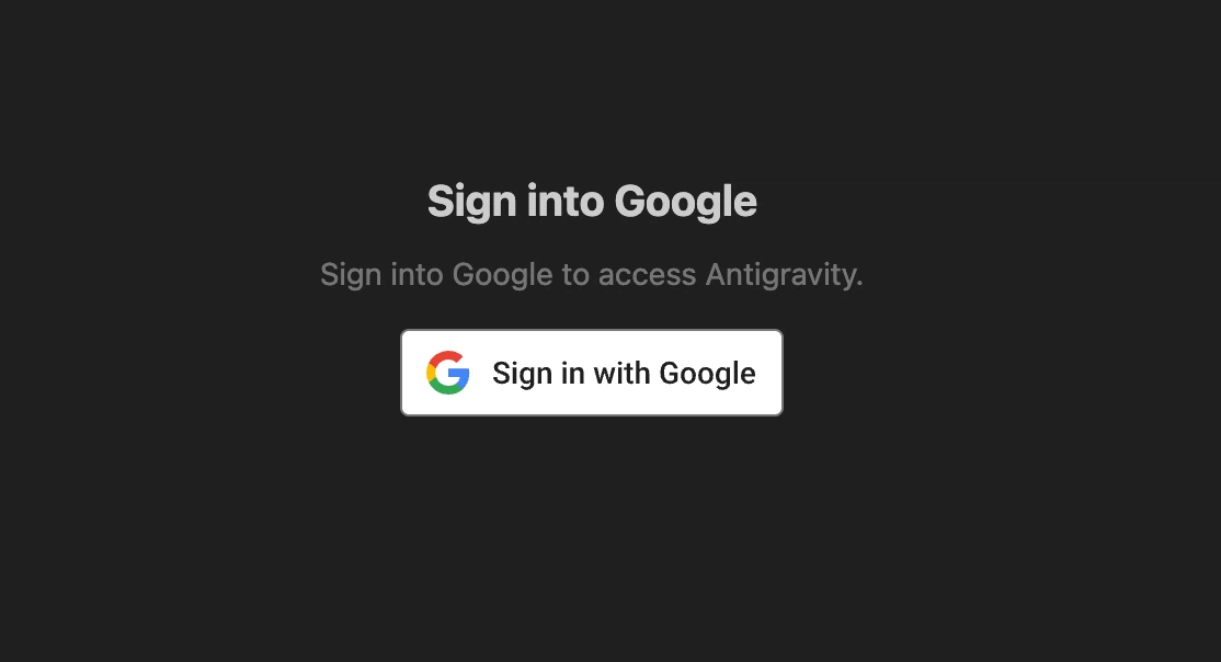 Google account login